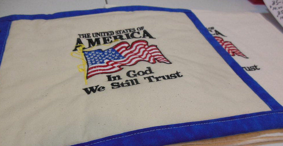 God Bless The USA 3 Towel & Potholder Set