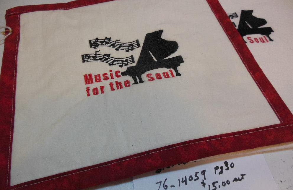 Piano Music For The Soul Keys Towel & Potholder Set