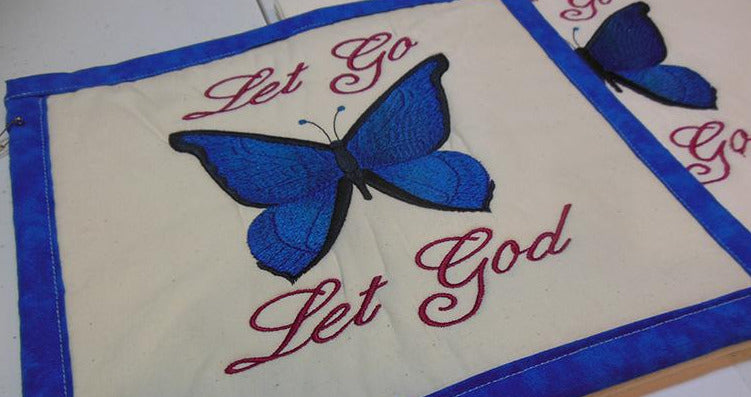 Let Go Let God Towel & Potholder Set