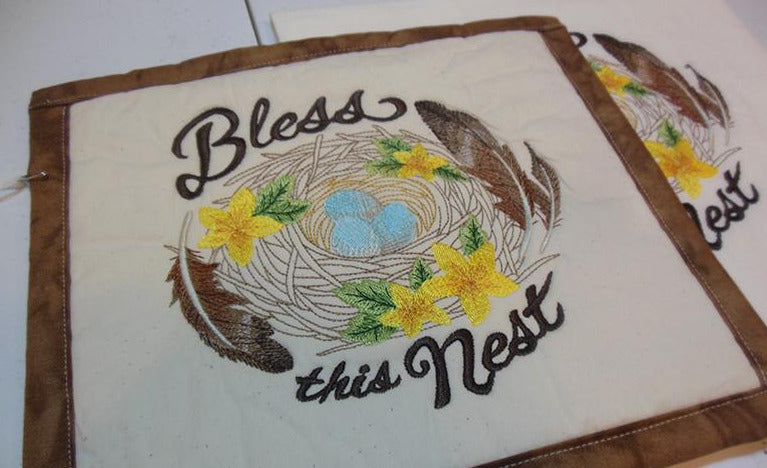 Bless this Nest Towel & Potholder Set