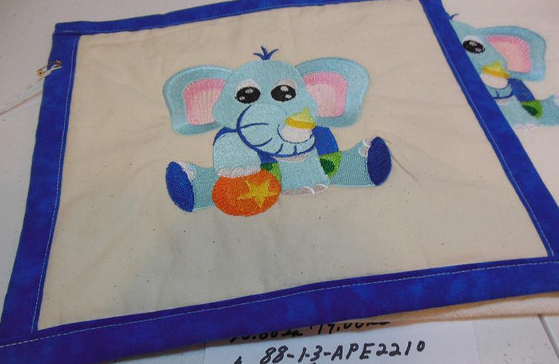 Baby Elephant Towel & Potholder Set