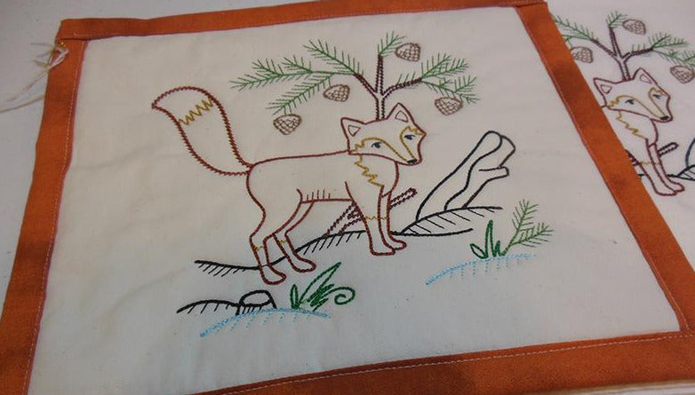 Winter Fox Towel & Potholder Set