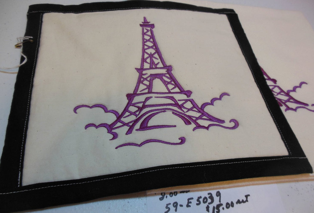 Eiffel Tower Towel & Potholder Set