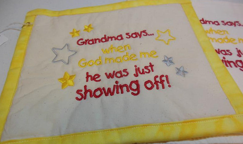 Grandma Says Towel & Potholder Set