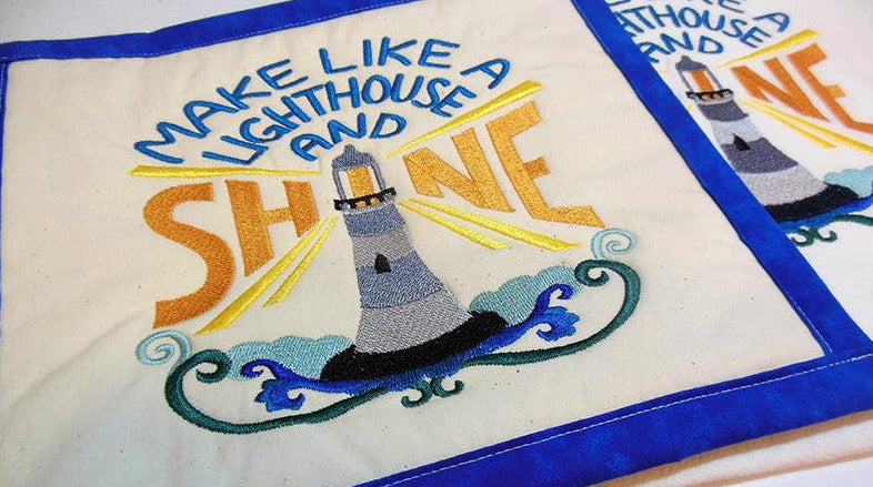 Make Like A Lighthouse And Shine Towel & Potholder Set