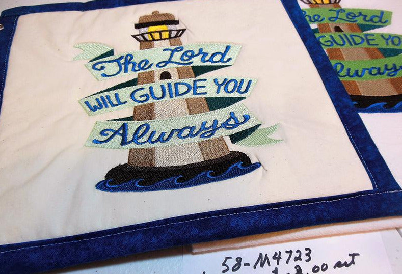 The Lord Will Guide You Always Towel & Potholder Set