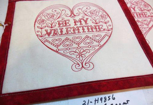 Be My Valentine Heart Towel & Potholder Set