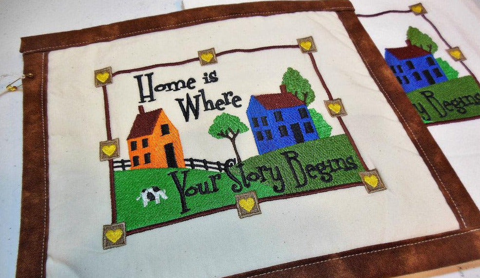 Home Is Where Your Story Begins Towel & Potholder Set