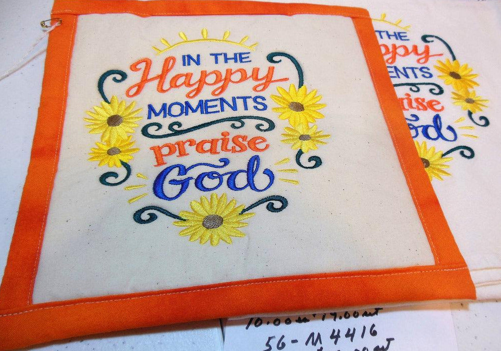 In The Happy Moments Towel & Potholder Set