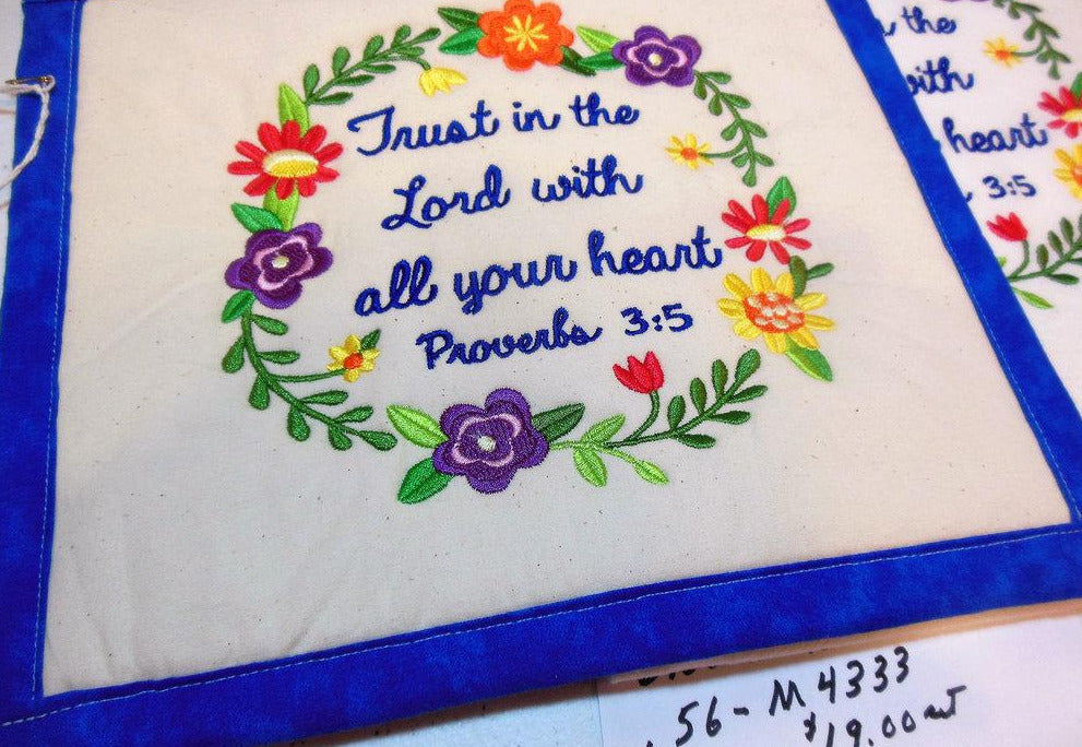 Trust In The Lord With All Your Heart Towel & Potholder Set