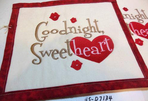 Goodnight Sweetheart Towel & Potholder Set