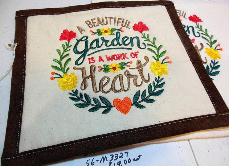 A Beautiful Garden Is A Work Of Heart Towel & Potholder Set