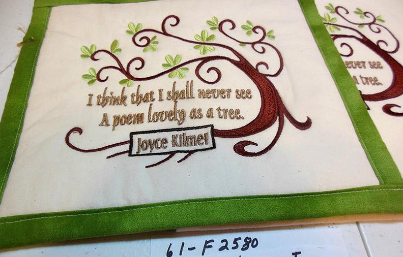 Poem Tree Towel & Potholder Set