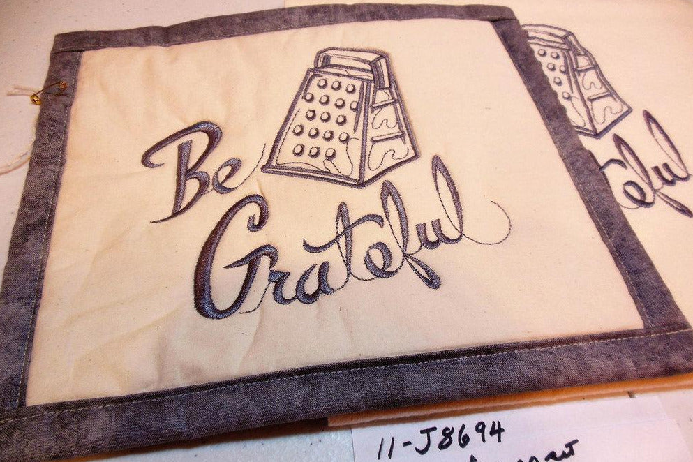 Be Grateful Towel & Potholder Set