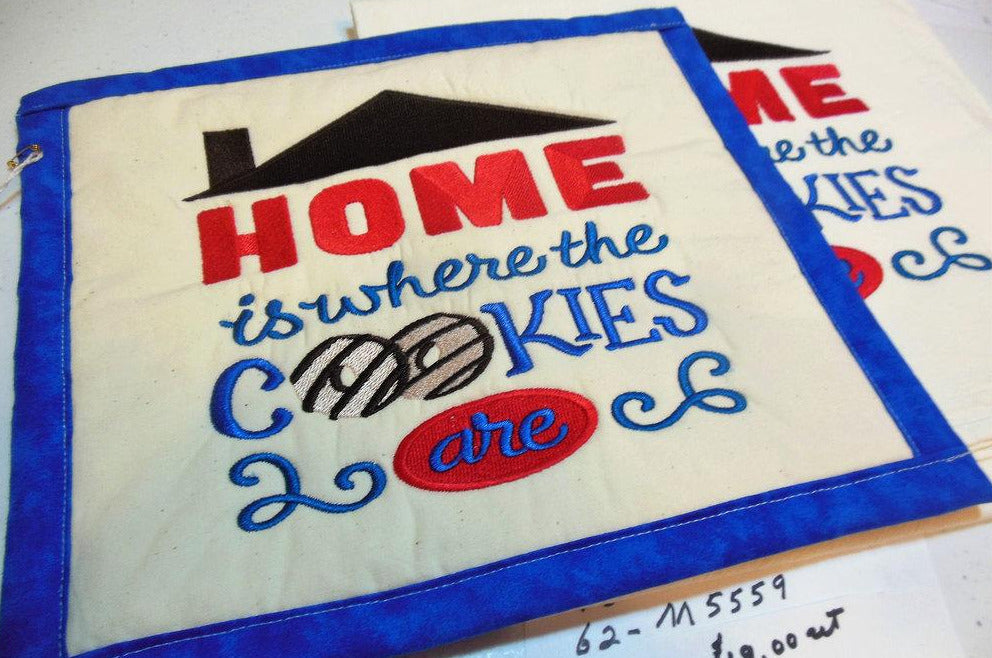 Home Is Where The Cookies Are 3 Towel & Potholder Set