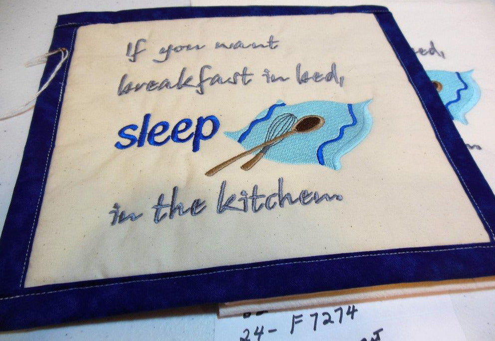 If You Want Breakfast In Bed Towel & Potholder Set