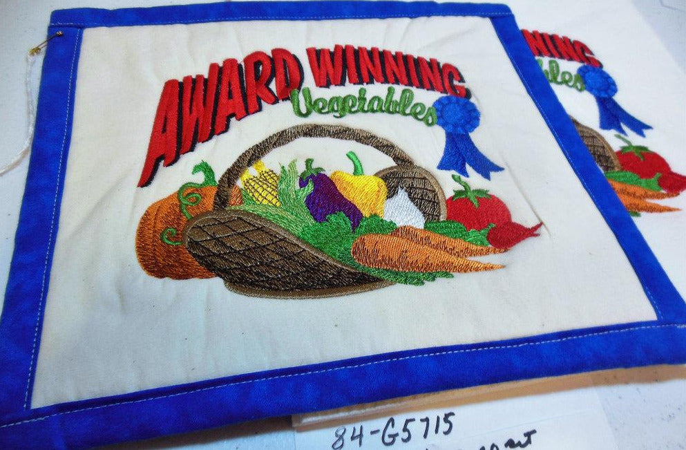 Award Winning Vegetables Towel & Potholder Set