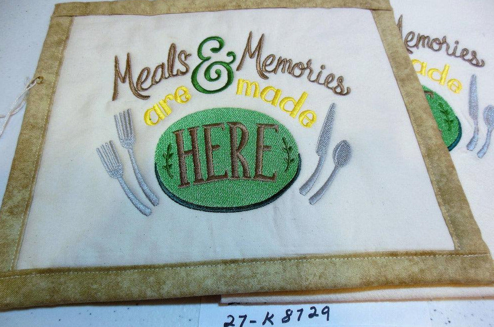 Meals And Memories Towel & Potholder Set