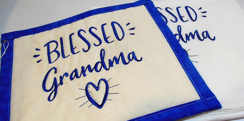 Blessed Grandma Towel & Potholder Set