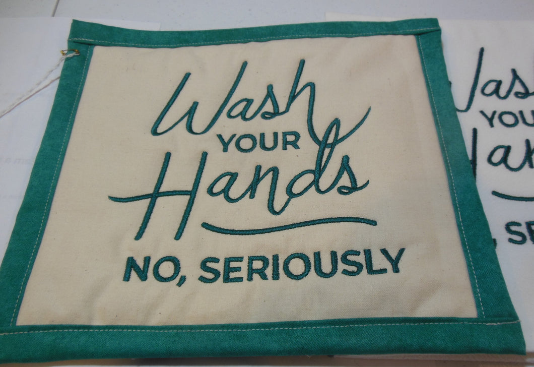 Wash your hands Towel & Potholder Set