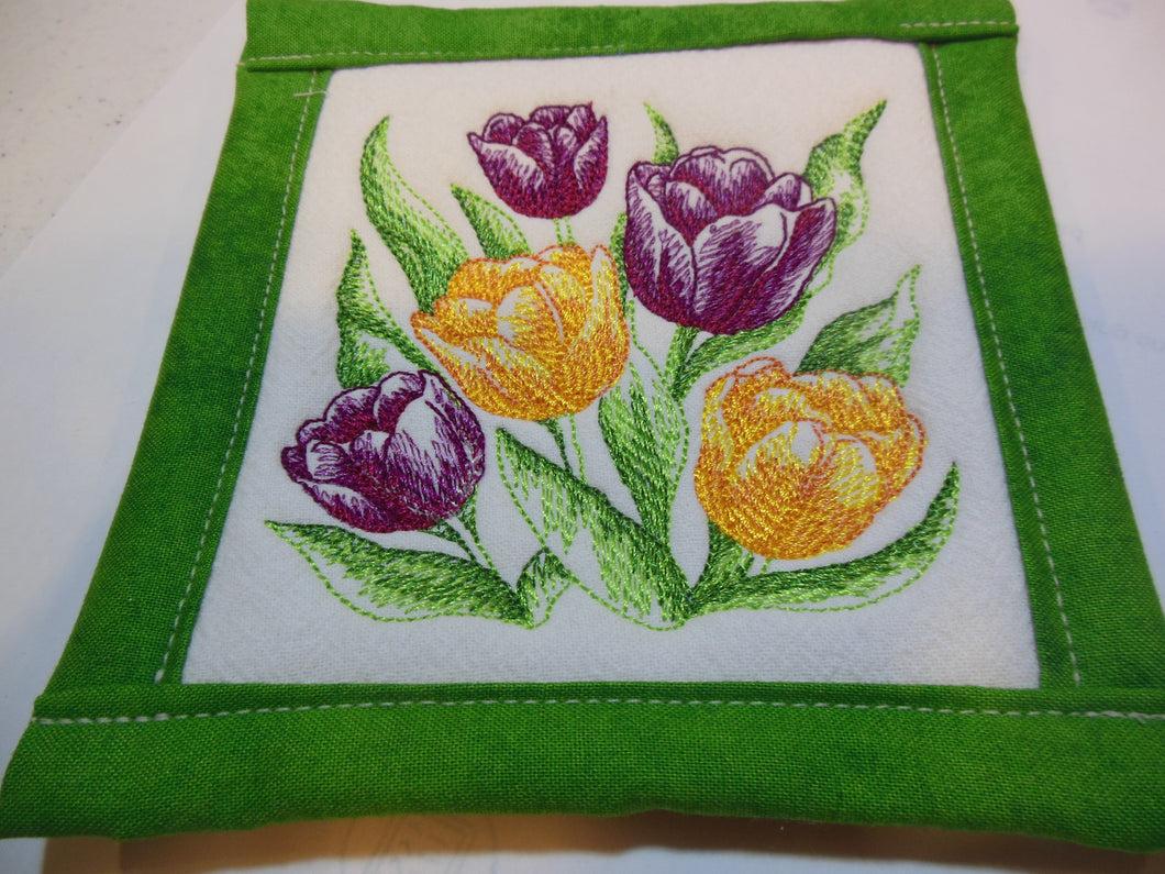 Tulips Sketch Coaster