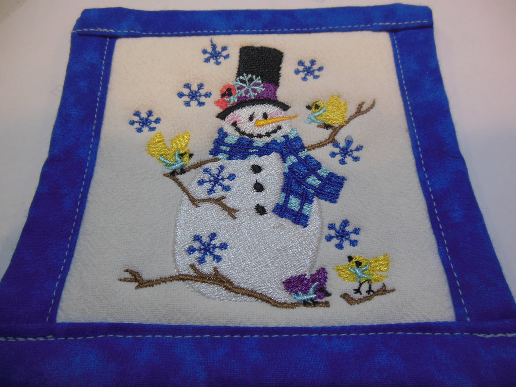 Snowman and Friends Coaster