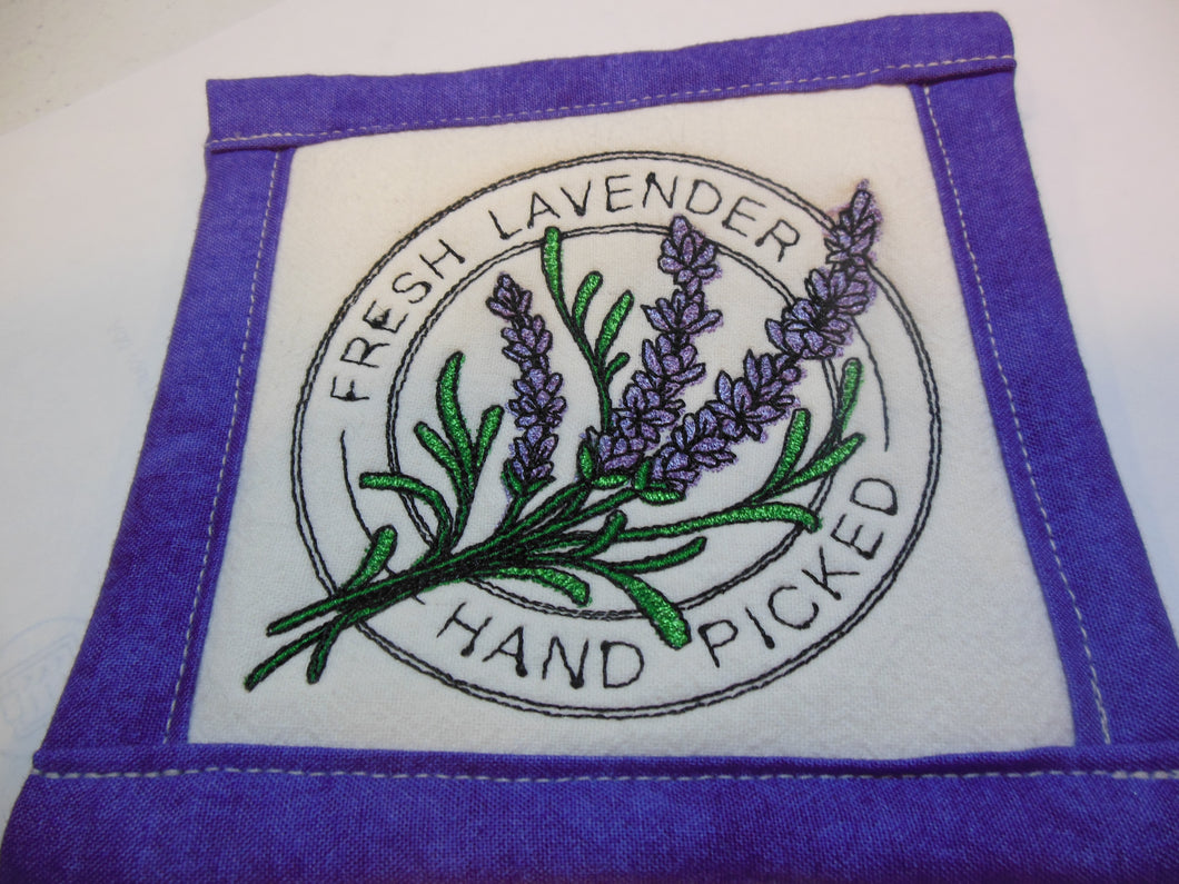 Fresh hand picked lavender Coaster