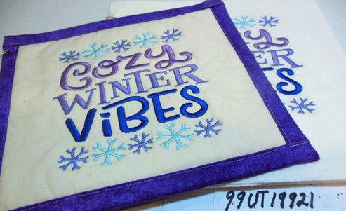 Cozy Winter Vibes Towel & Potholder Set