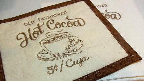 Old Fashioned Hot Cocoa Towel & Potholder Set