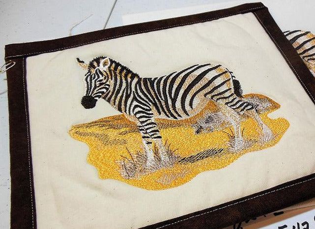 Zebra Towel & Potholder Set