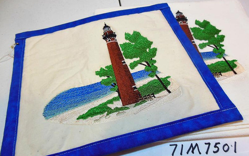 Lighthouse 3 Towel & Potholder Set