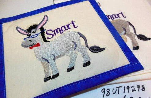 Smart Ass Donkey Towel & Potholder Set