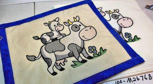 Cows Towel & Potholder Set