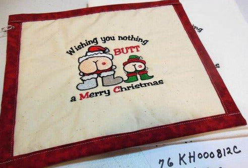 Wishing You Nothing Butt Towel & Potholder Set