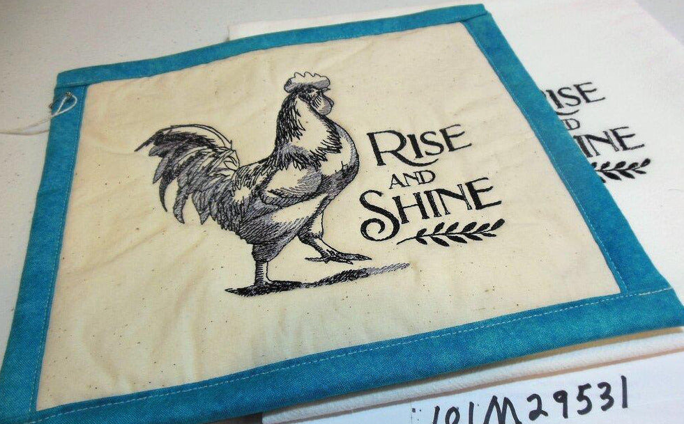 Rise and Shine Towel & Potholder Set