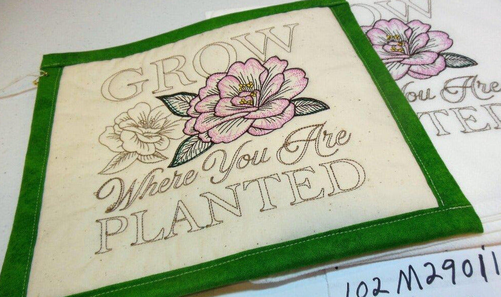 Grow Where You Are Planted Towel & Potholder Set