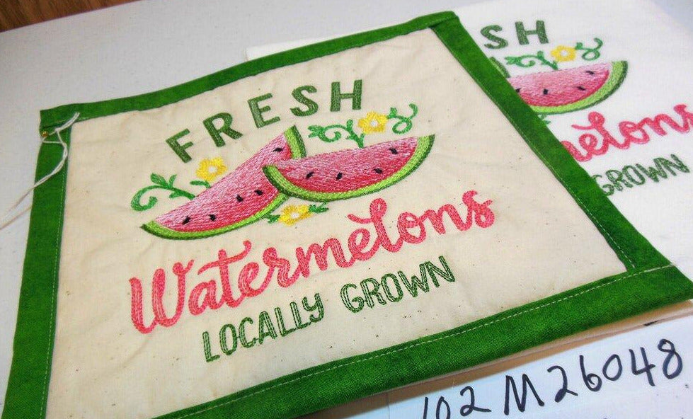 Fresh Watermelon Towel & Potholder Set
