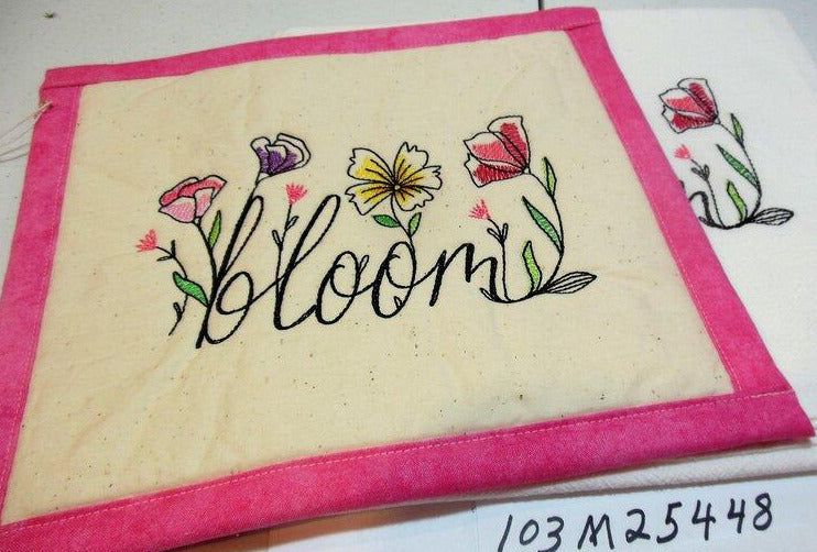 Bloom Towel & Potholder Set