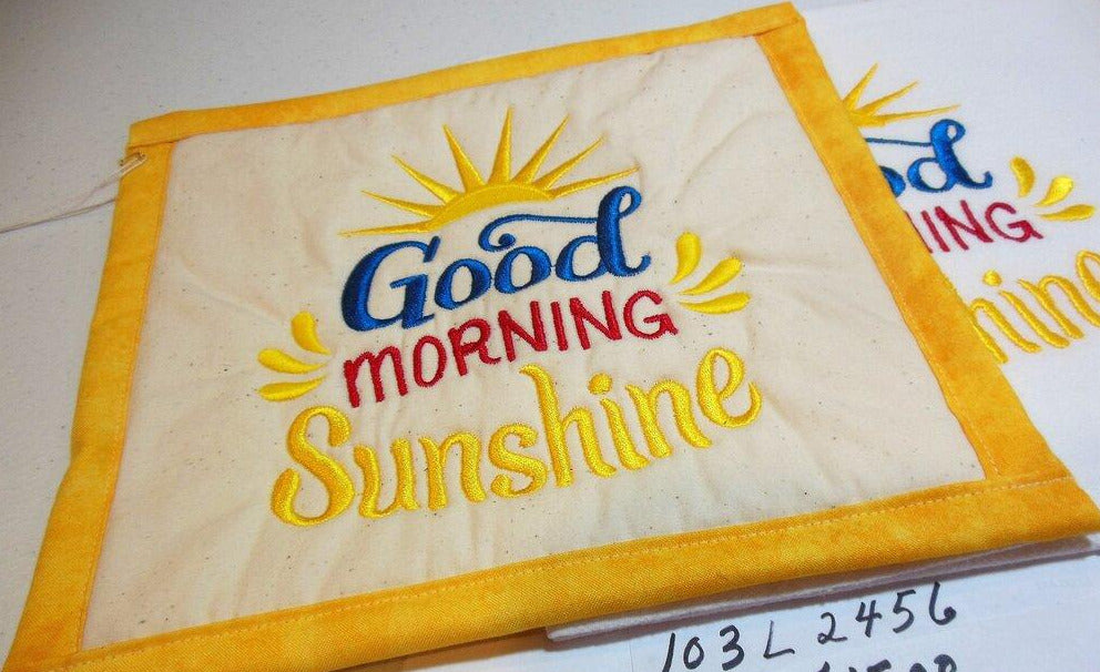 Good Morning Sunshine Towel & Potholder Set