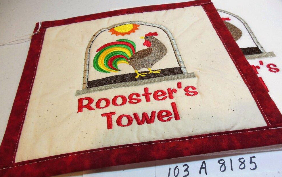 Rooster's Towel & Potholder Set