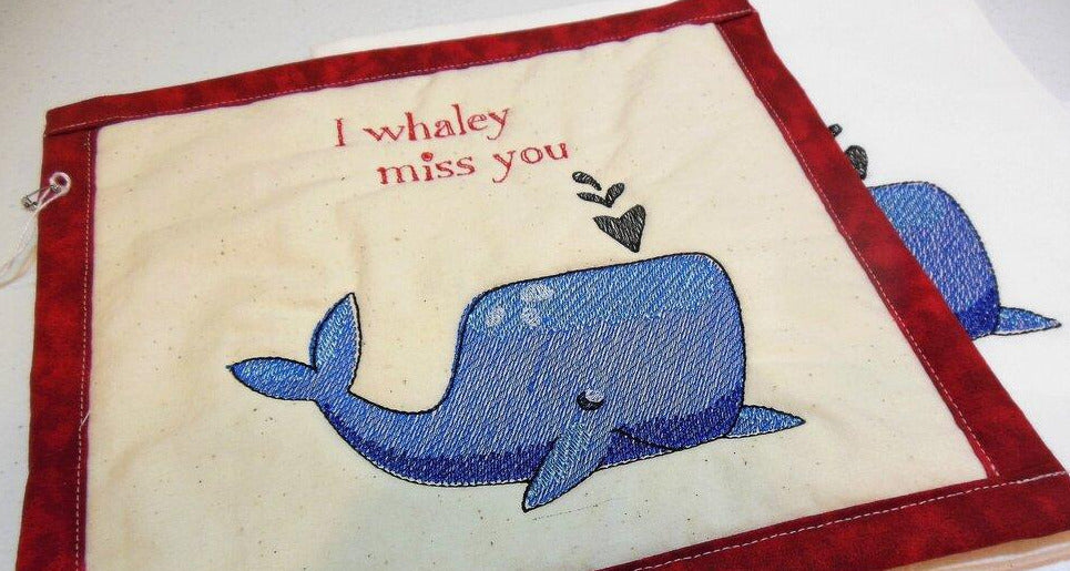 I Whaley Miss You Towel & Potholder Set