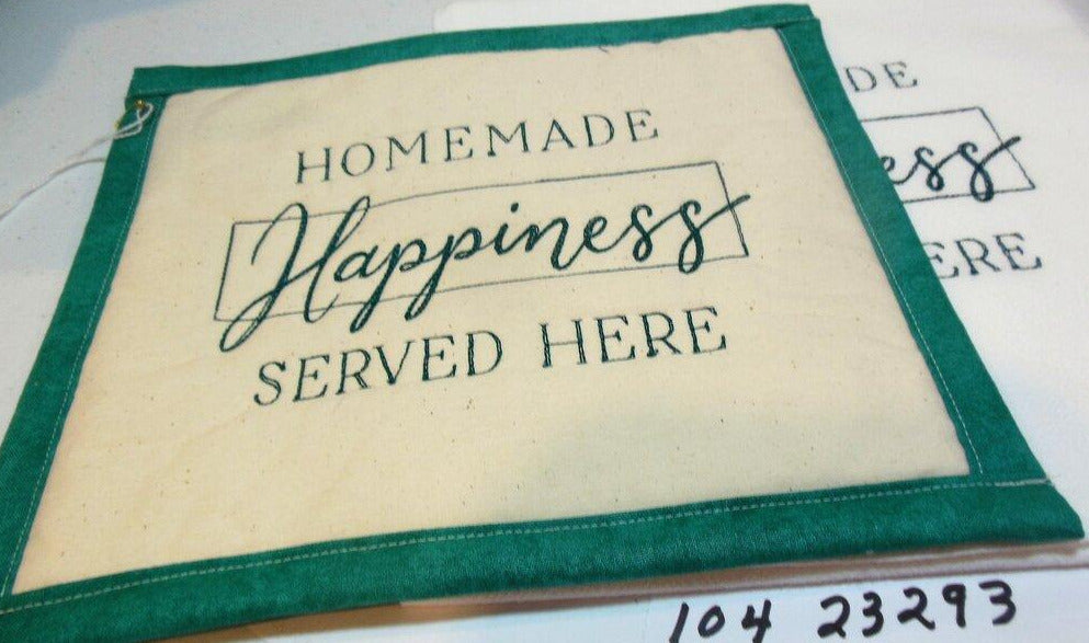 Homemade Happiness Served Here Towel & Potholder Set