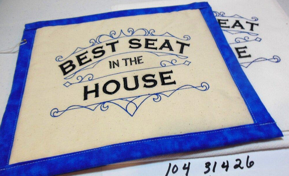 Best Seat In The House Towel & Potholder Set