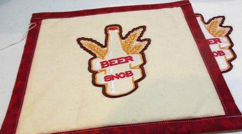Beer Snob Towel & Potholder Set