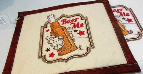 Beer Me Towel & Potholder Set