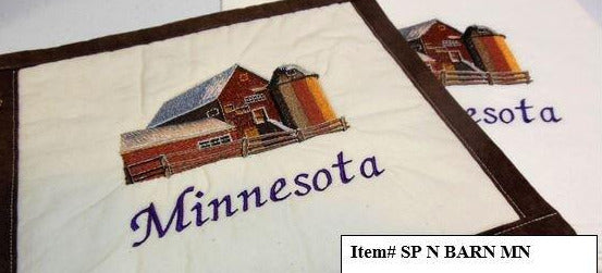 Minnesota Barn Towel & Potholder Set