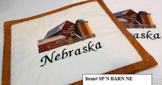 Nebraska Barn Towel & Potholder Set